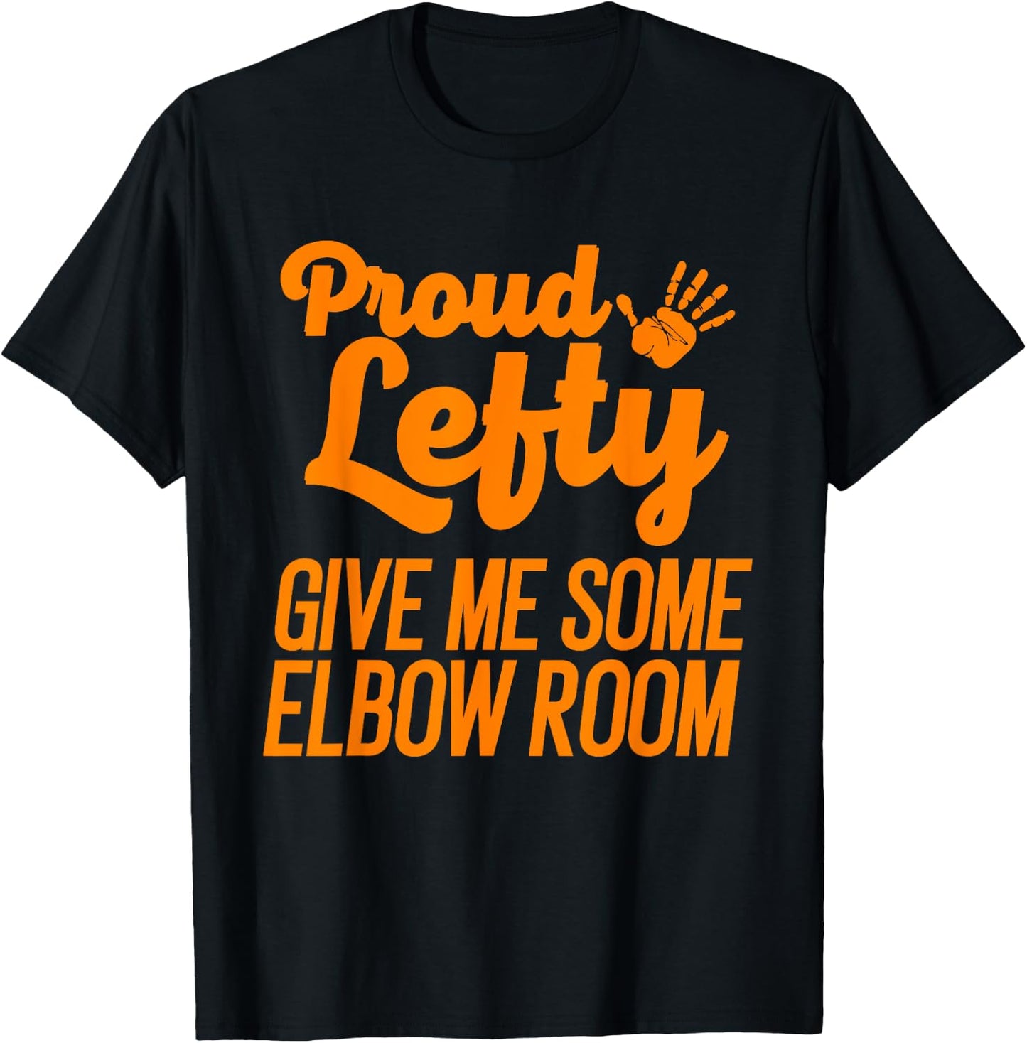 Funny Left Handed Gift Kids Men Women Cool Proud Lefty T-Shirt - T-Shirt | Black