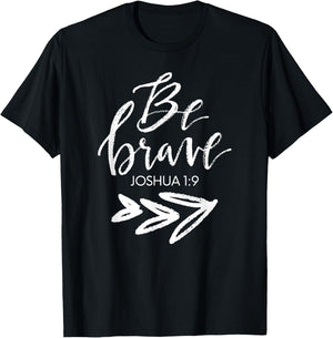 Cool Be Brave Inspirational Men Women Gift T-Shirt - T-Shirt | Black