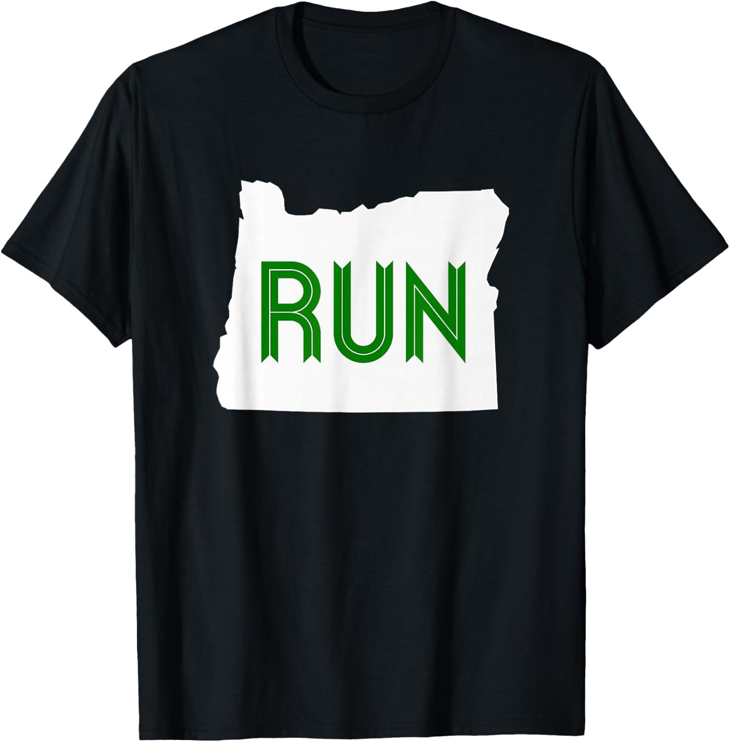 Run Oregon Shirt T-Shirt - T-Shirt | Black
