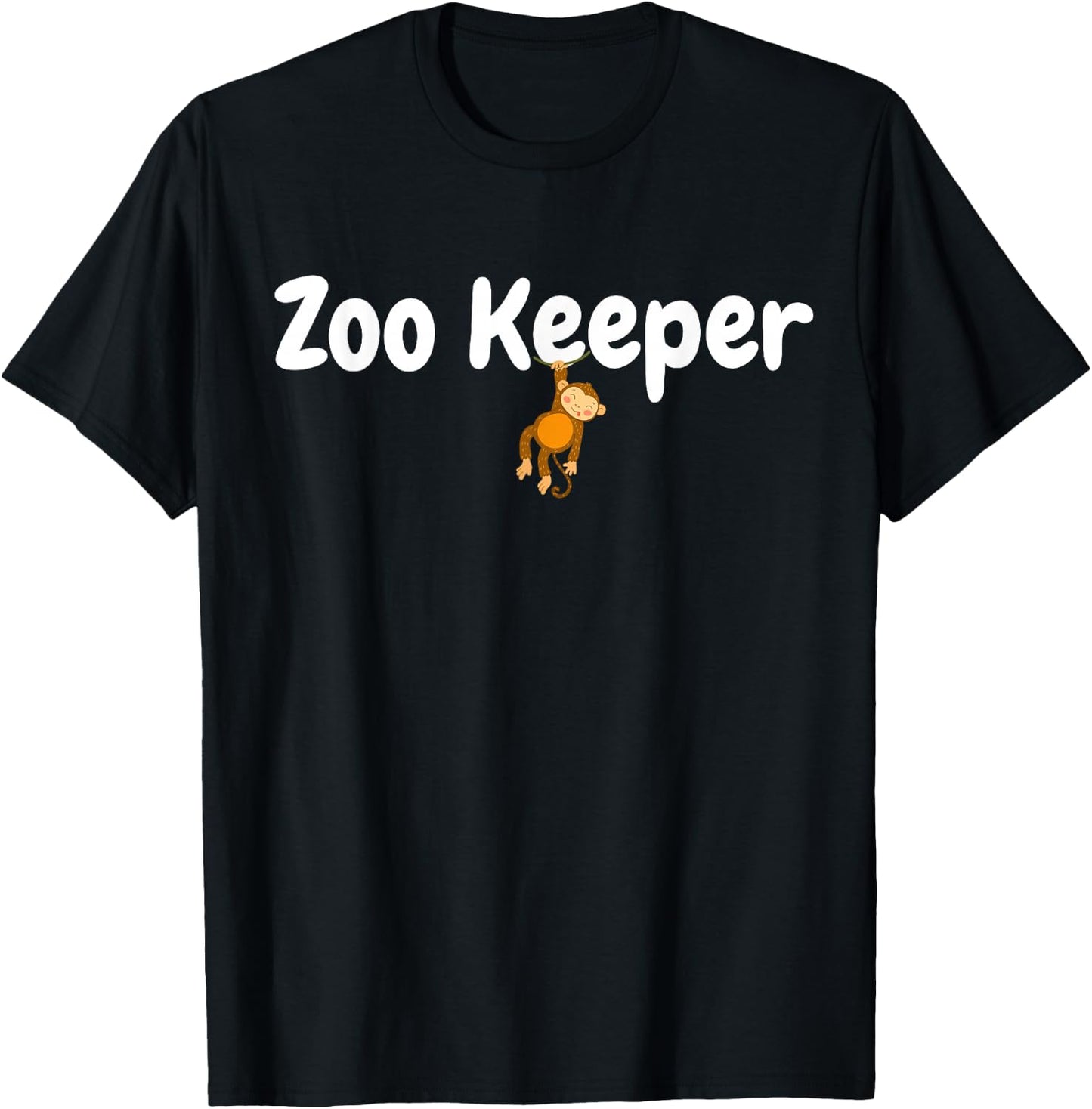 Zoo Keeper Wildlife Animal Lover Funny Gift T-Shirt - T-Shirt | Black