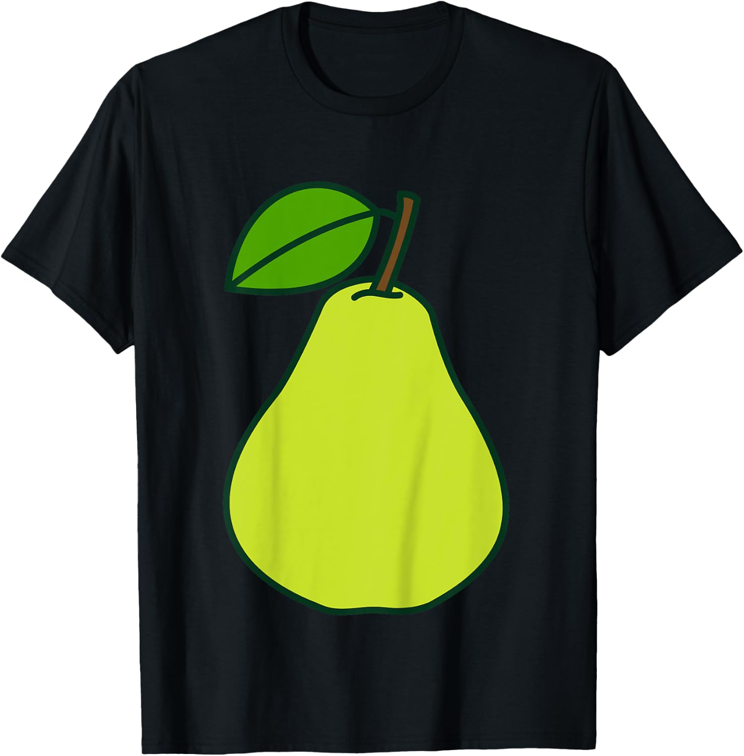 Kinder Birnen Kostüm Kinder Verkleiden Fasching Obst Karneval Birne T-Shirt - T-Shirt | Black