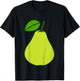 Kinder Birnen Kostüm Kinder Verkleiden Fasching Obst Karneval Birne T-Shirt - T-Shirt | Black