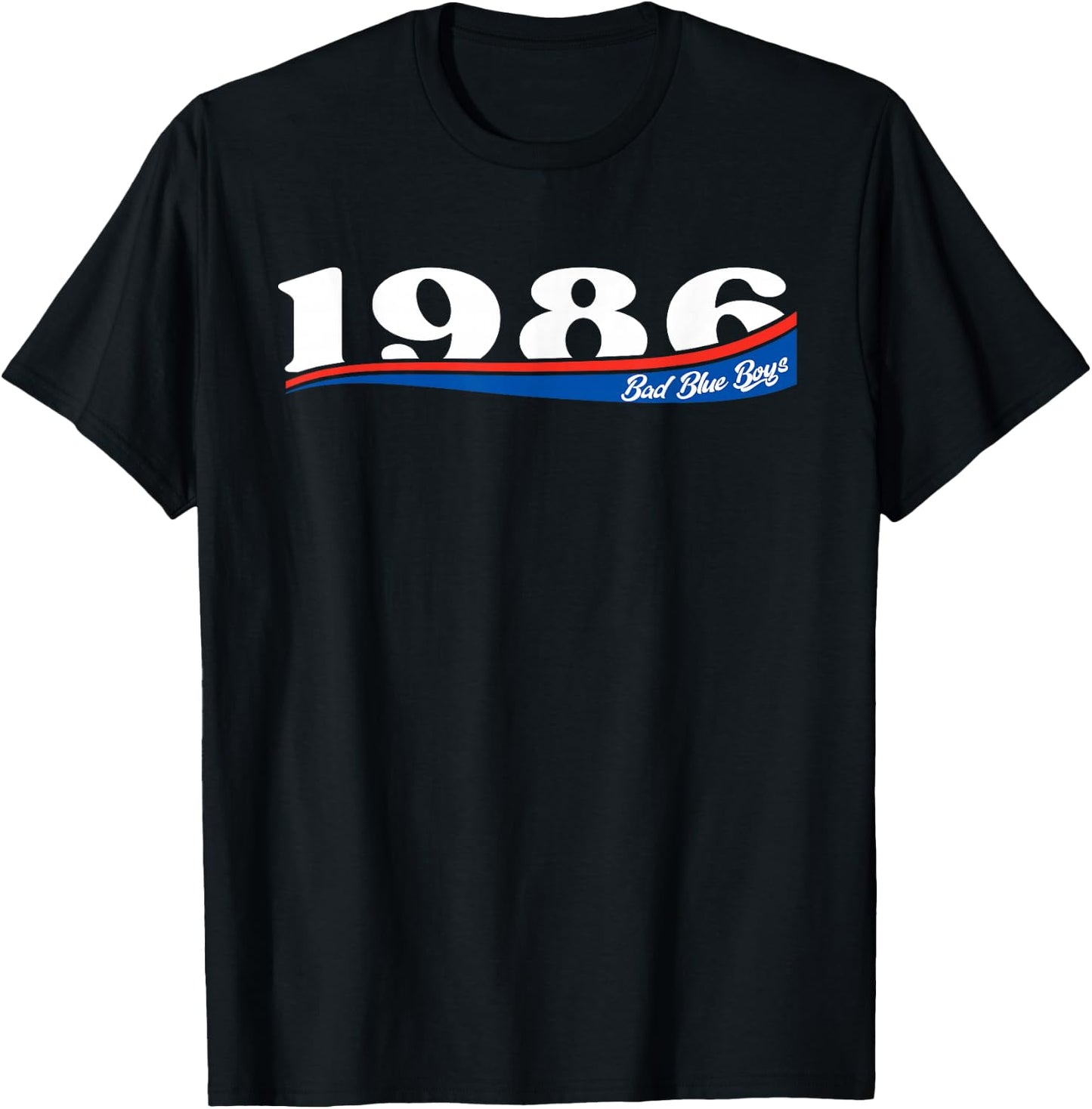 Bad Blue Boys 1986 Zagreb Ultra Kroatien Hrvatska Flagge T-Shirt - T-Shirt | Black