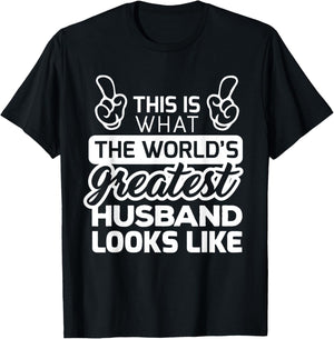 World's Greatest Husband Best Husband Ever T-Shirt - T-Shirt | Black