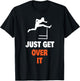 Track And Field Shirt - Funny Jumping Hurdles - -Adults and Kids - Black - Small - Short Sleeve T-Shirt - T-Shirt | Black