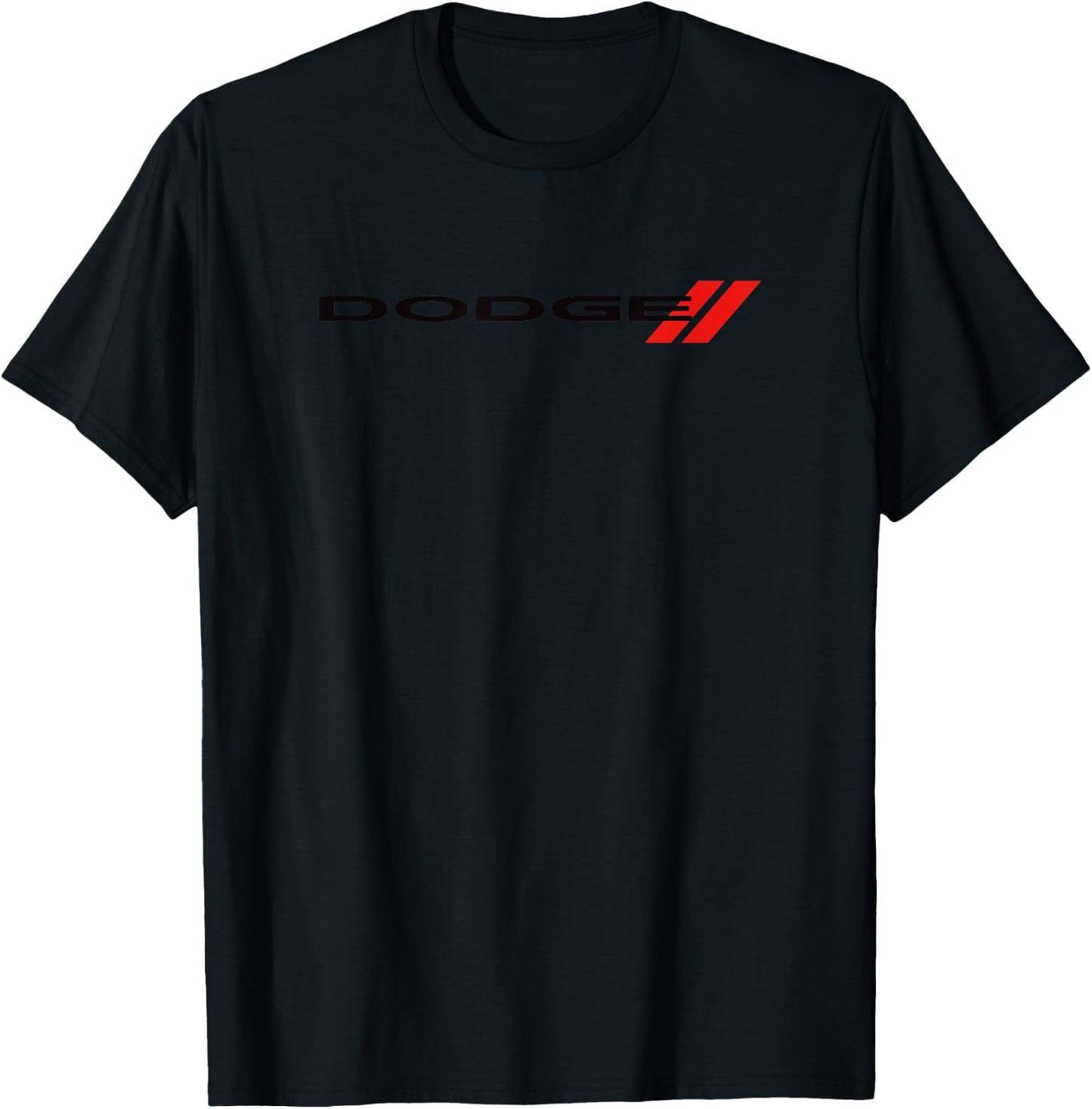 Dodge Wordmark Logo , gray T-Shirt - T-Shirt | Black