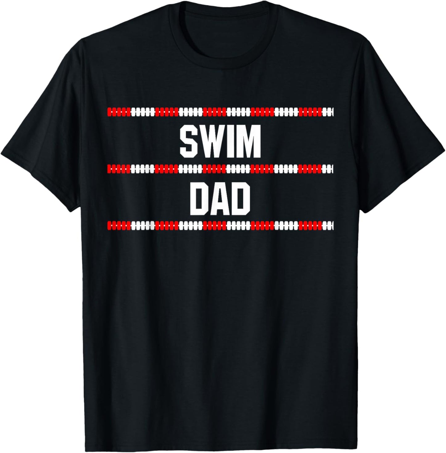 Swim Dad T Shirt T-Shirt - T-Shirt | Black