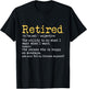 Retired Definition Retirement Definition Men T-Shirt - T-Shirt | Black