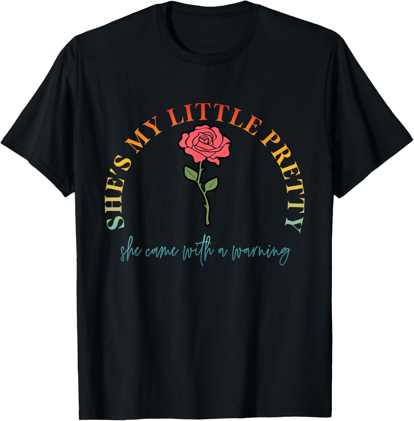 My Little Pretty Poison She Came With A Warning Vintage T-Shirt - T-Shirt | Black