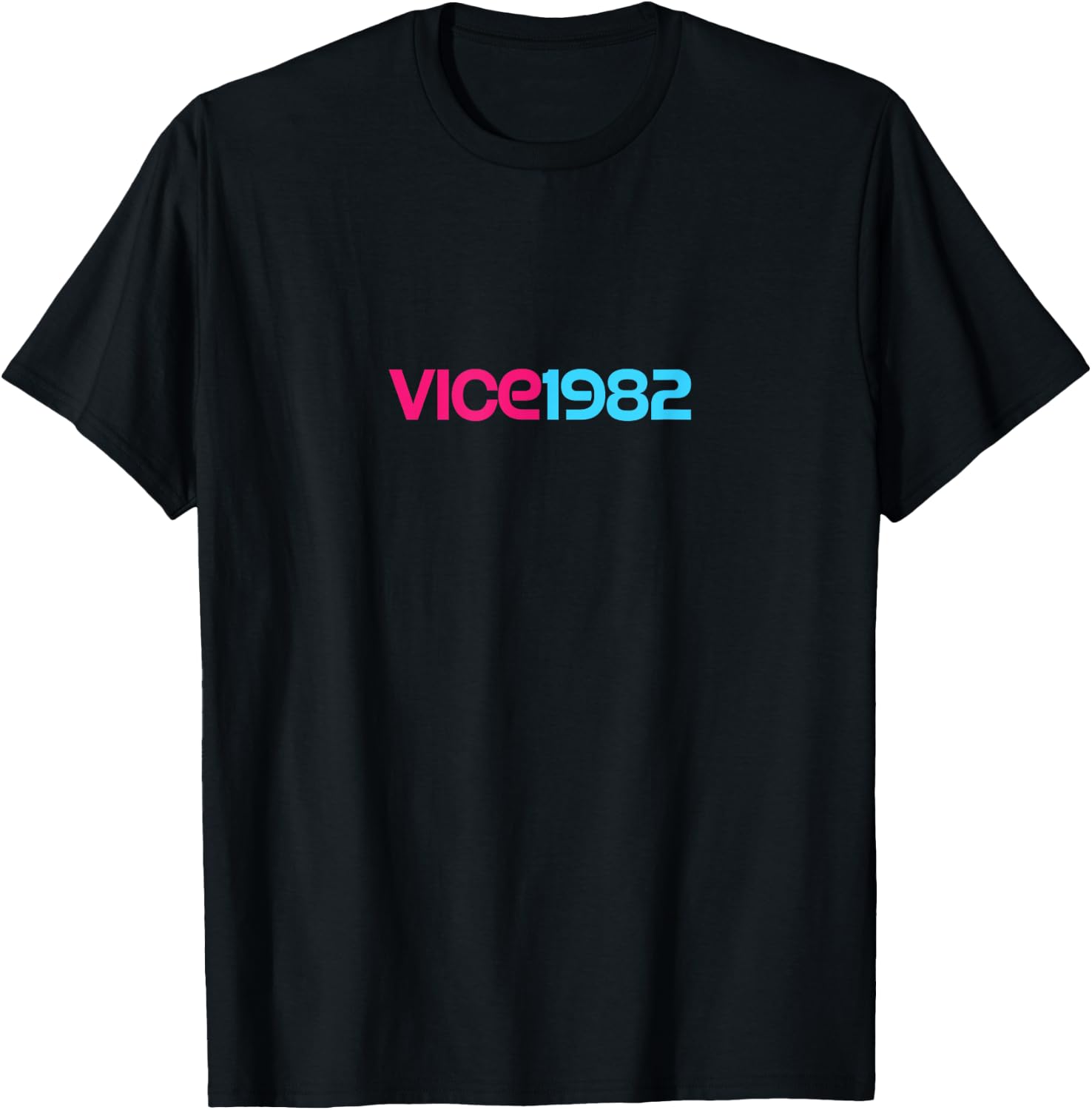 Vice1982: Miami Retro 1980er T-Shirt - T-Shirt | Black