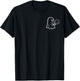 Ghost Volleyball Pocket Halloween Costume Men Women Kids T-Shirt - T-Shirt | Black
