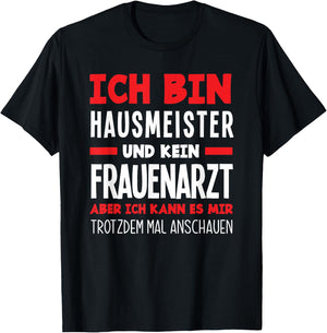 Men's Funny Caretaker Slogan , black T-Shirt - T-Shirt | Black
