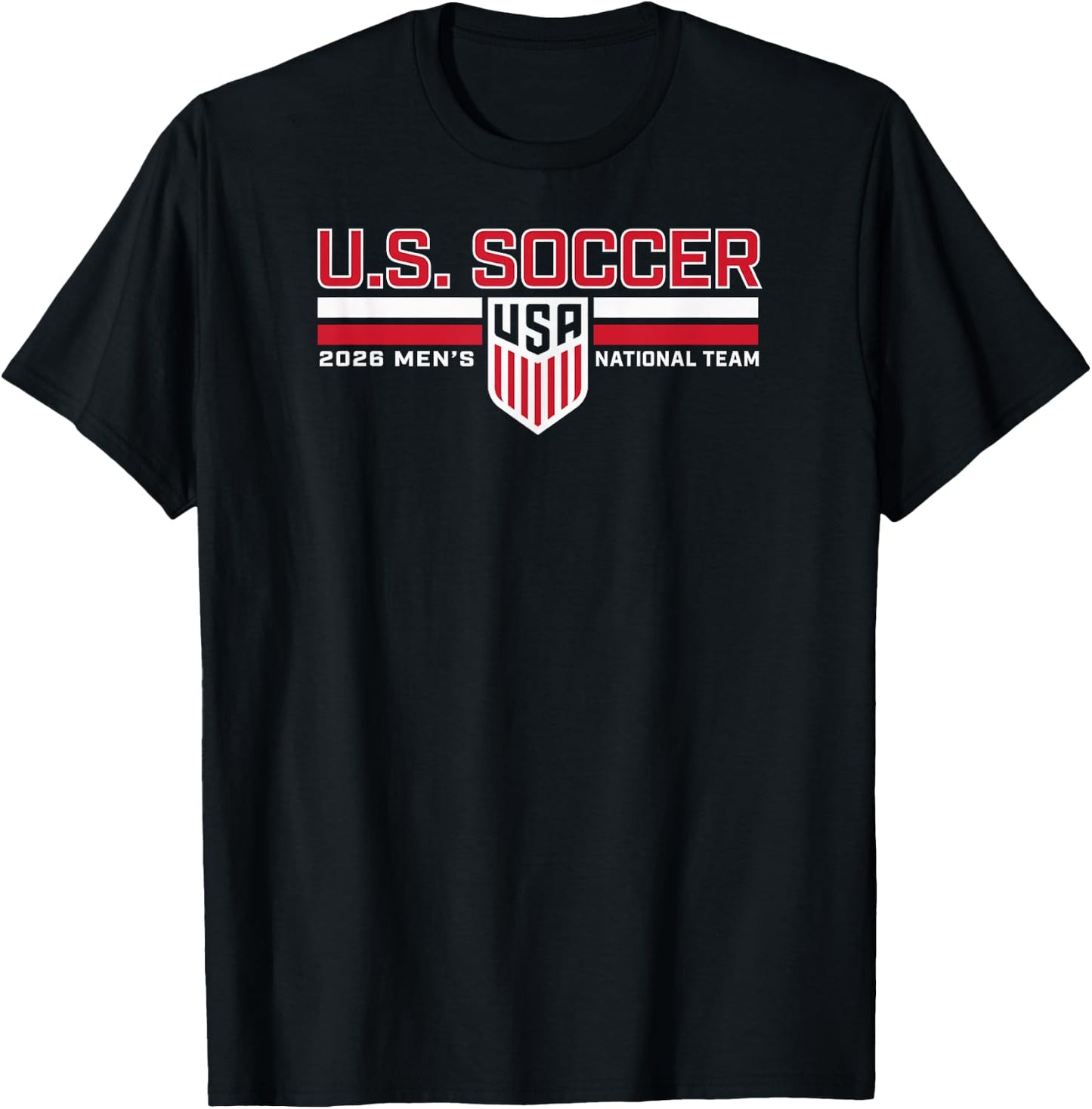 World Cup 2026 USMNT Roster Navy T-Shirt - T-Shirt | Black