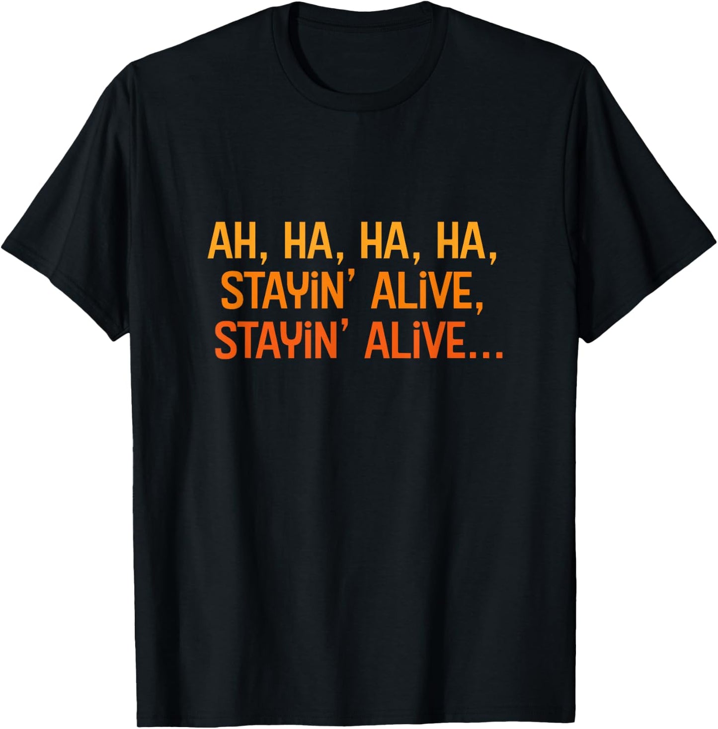 Singing Ha ha ha funny / T-Shirt - T-Shirt | Black