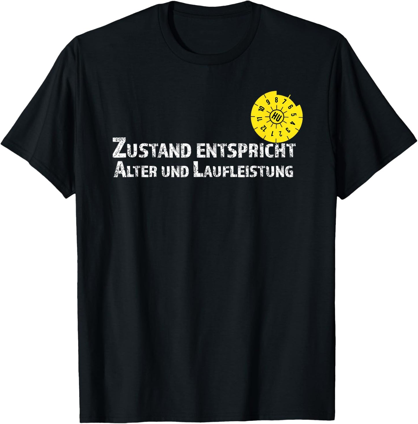 TÜV Condition Complies with Age , black T-Shirt - T-Shirt | Black