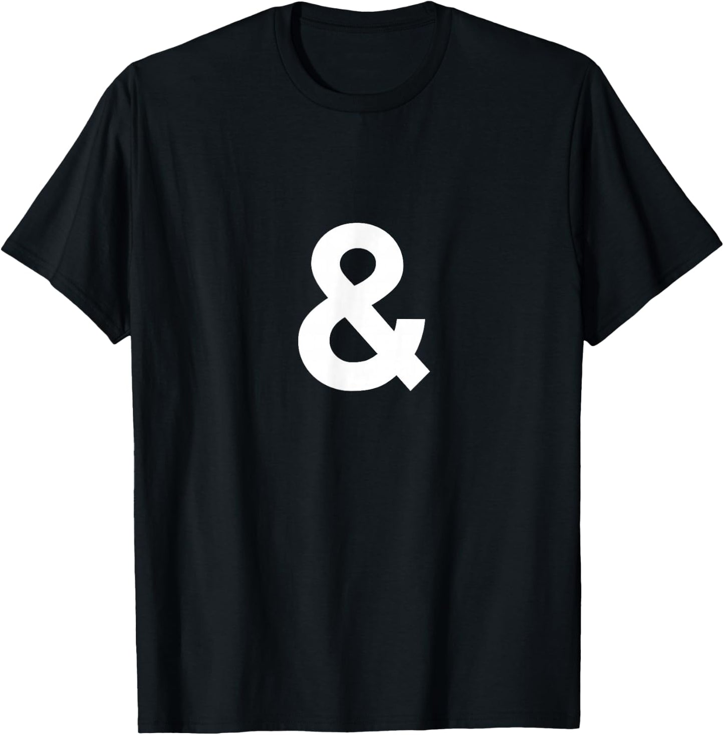 And Sign & Ampersand Symbol T-Shirt - T-Shirt | Black