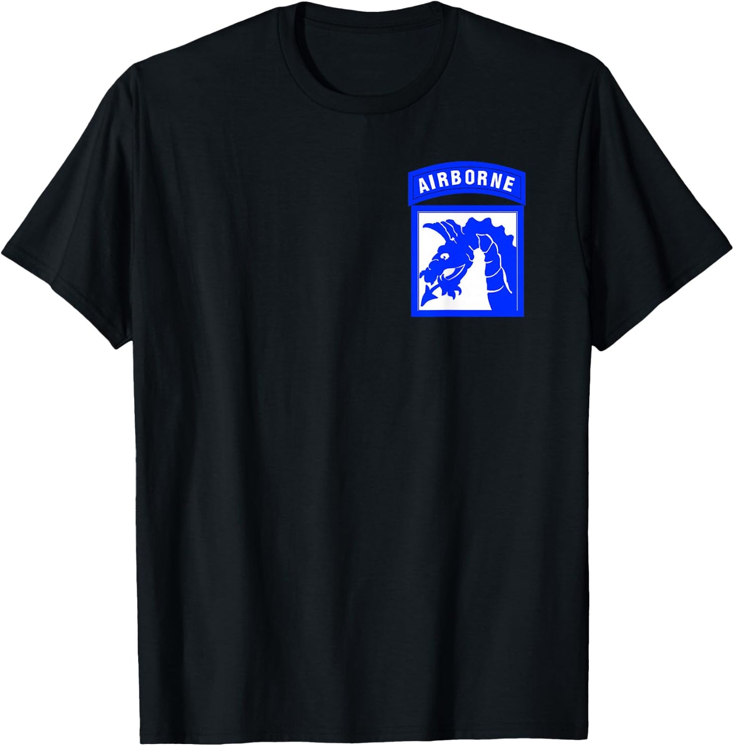 18th Airborne Corps Patch - XVIII ABN Corps T-Shirt - T-Shirt | Black