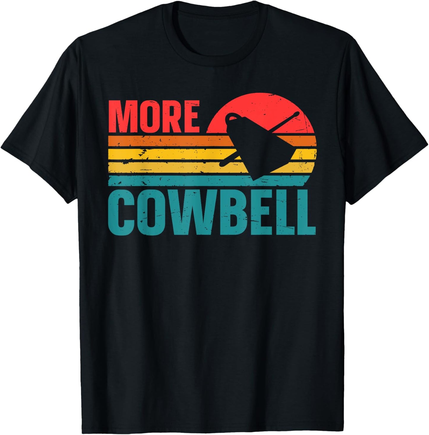 Cowbell - More Cowbell T-Shirt - T-Shirt | Black