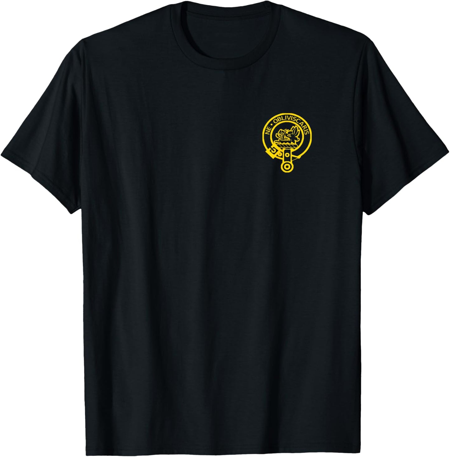Clan Campbell Modern Badge Pocket T-Shirt - T-Shirt | Black