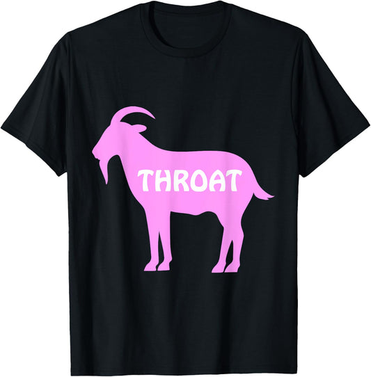 Funny Throat Goat - Adult Humor Costume T-Shirt - T-Shirt | Black