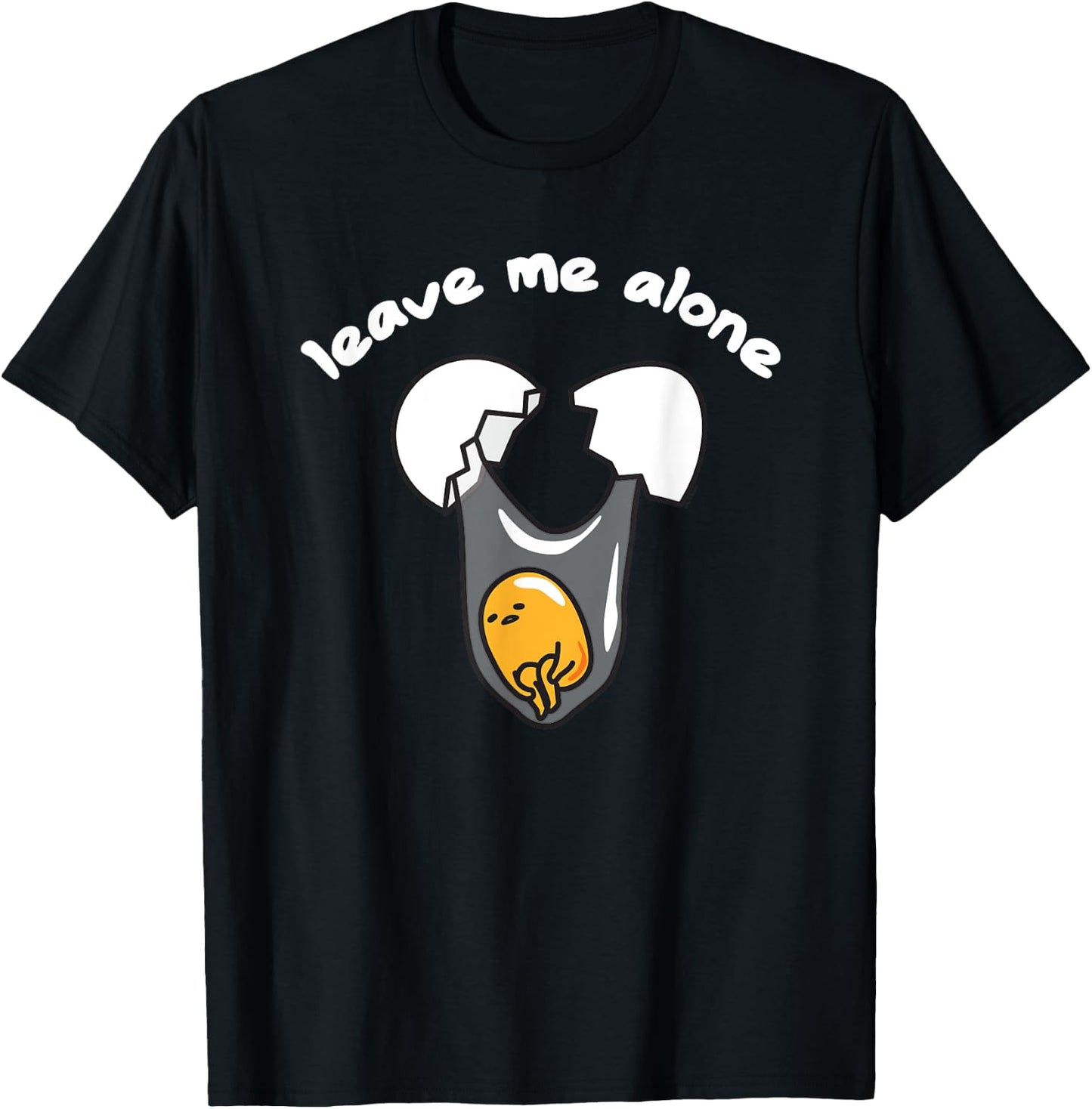 Gudetama Leave Me Alone Shirt T-Shirt - T-Shirt | Black
