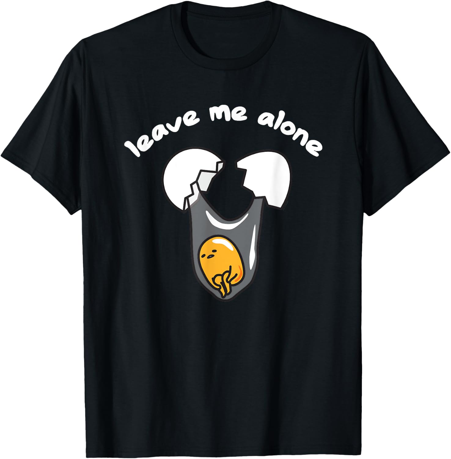 Gudetama Leave Me Alone Shirt T-Shirt - T-Shirt | Black
