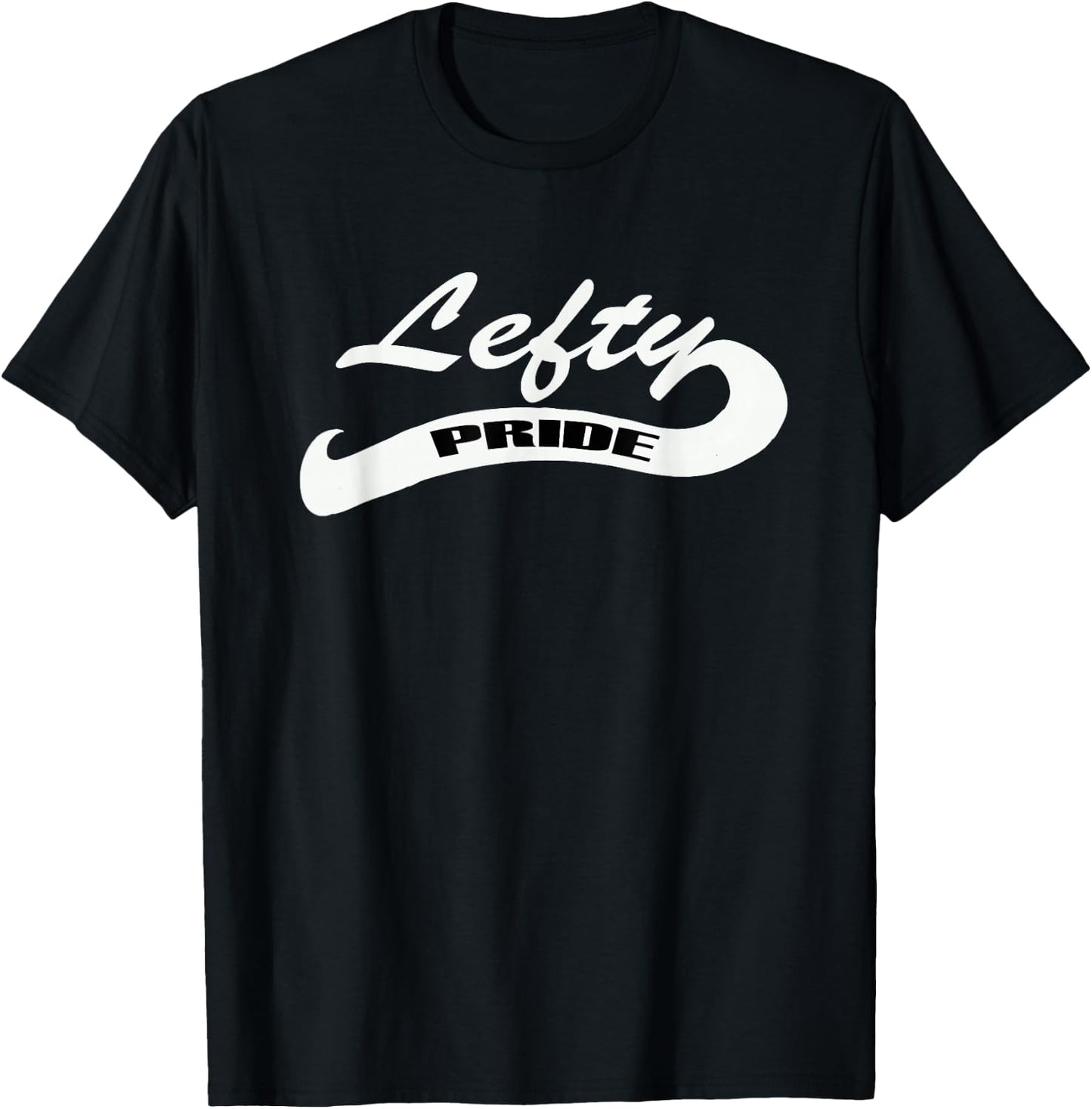Lefty Pride Baseball Style T-Shirt - T-Shirt | Black