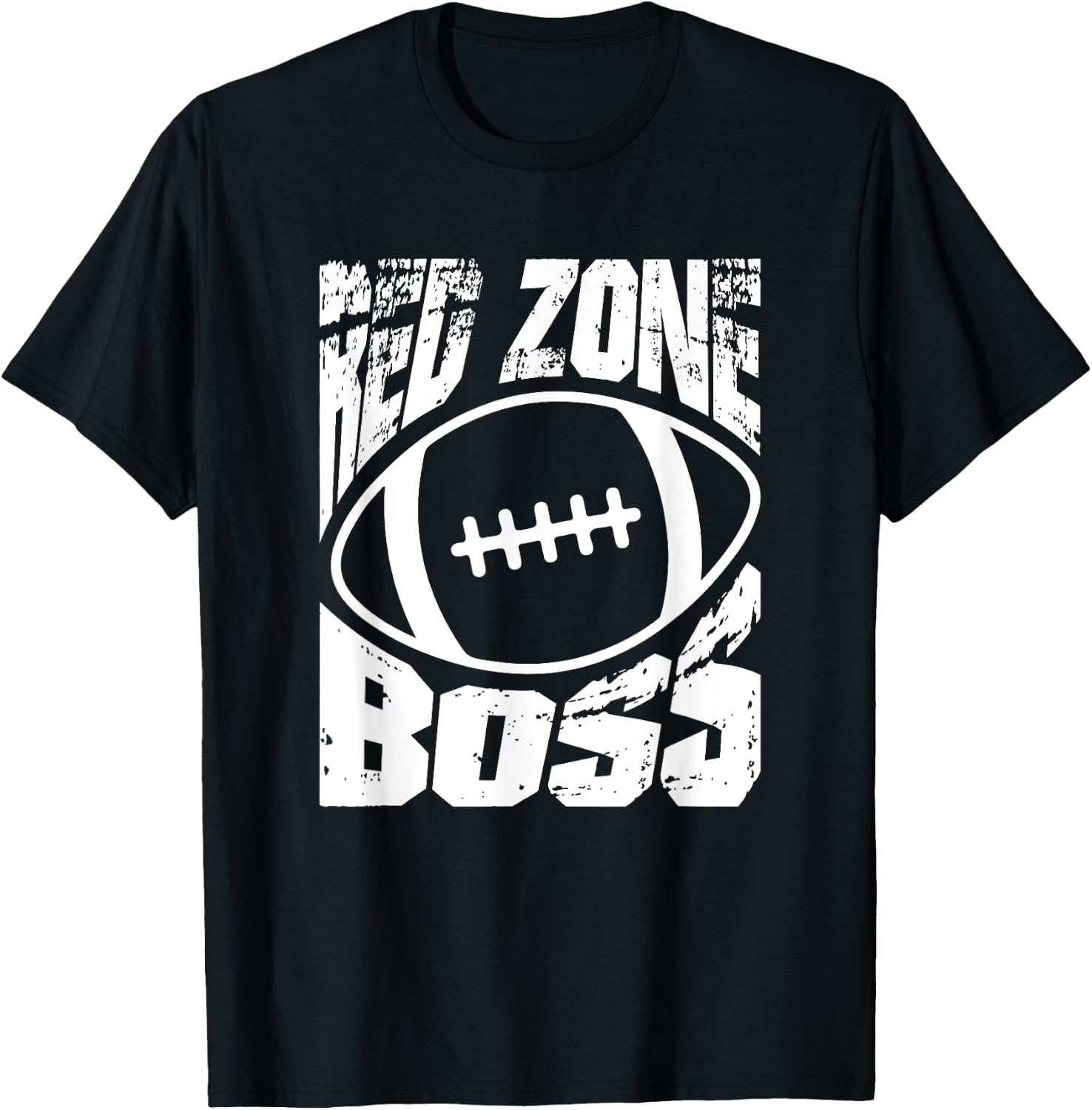 American Football Red Zone Boss Sports T-Shirt - T-Shirt | Black