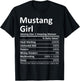 Mustang Girl OK Oklahoma Funny City Home Roots USA Gift Small T-Shirt - T-Shirt | Black