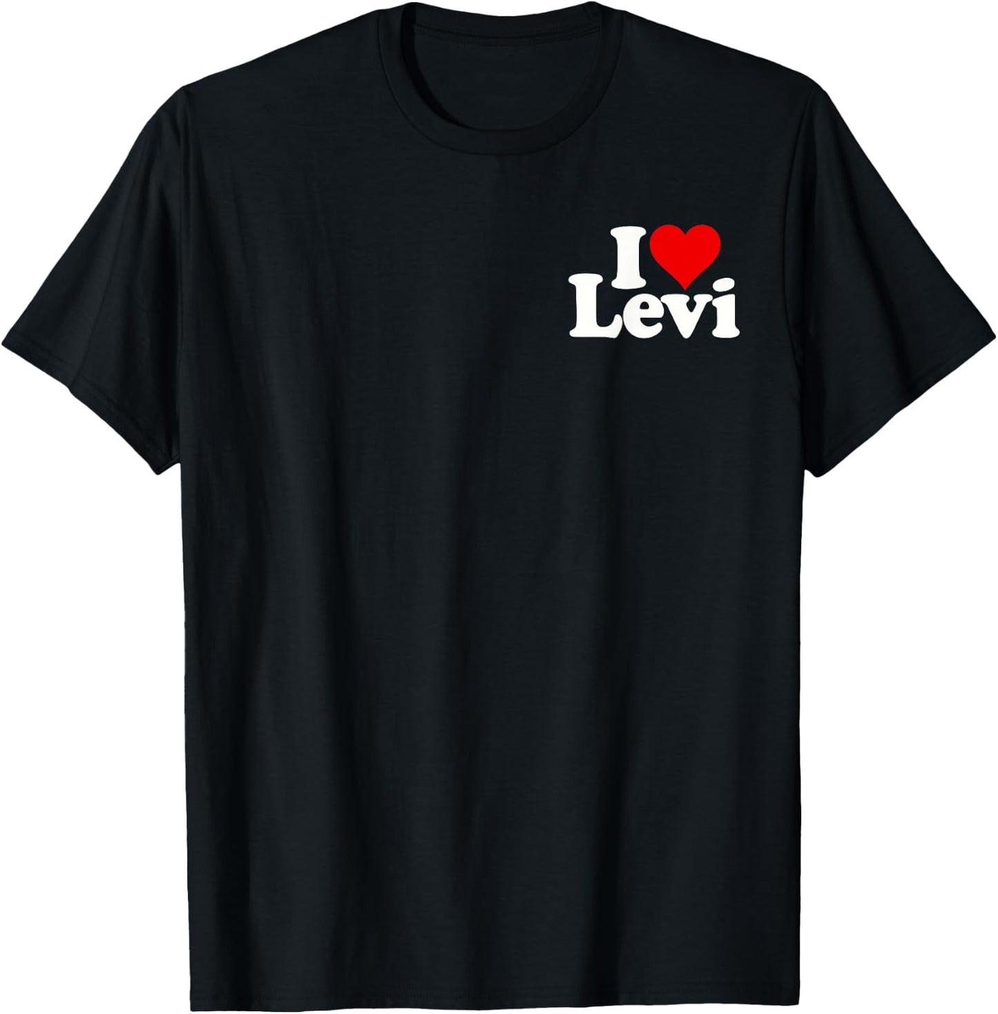 J'ADORE HEART LEVI , Black, S T-Shirt - T-Shirt | Black