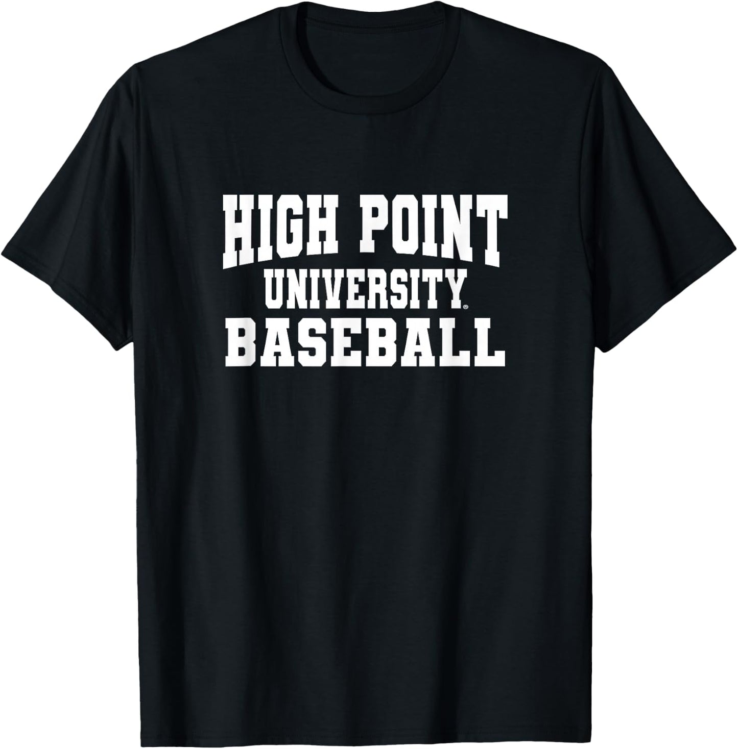 High Point Panthers University Baseball 02 Sports Fan T-Shirt - T-Shirt | Black