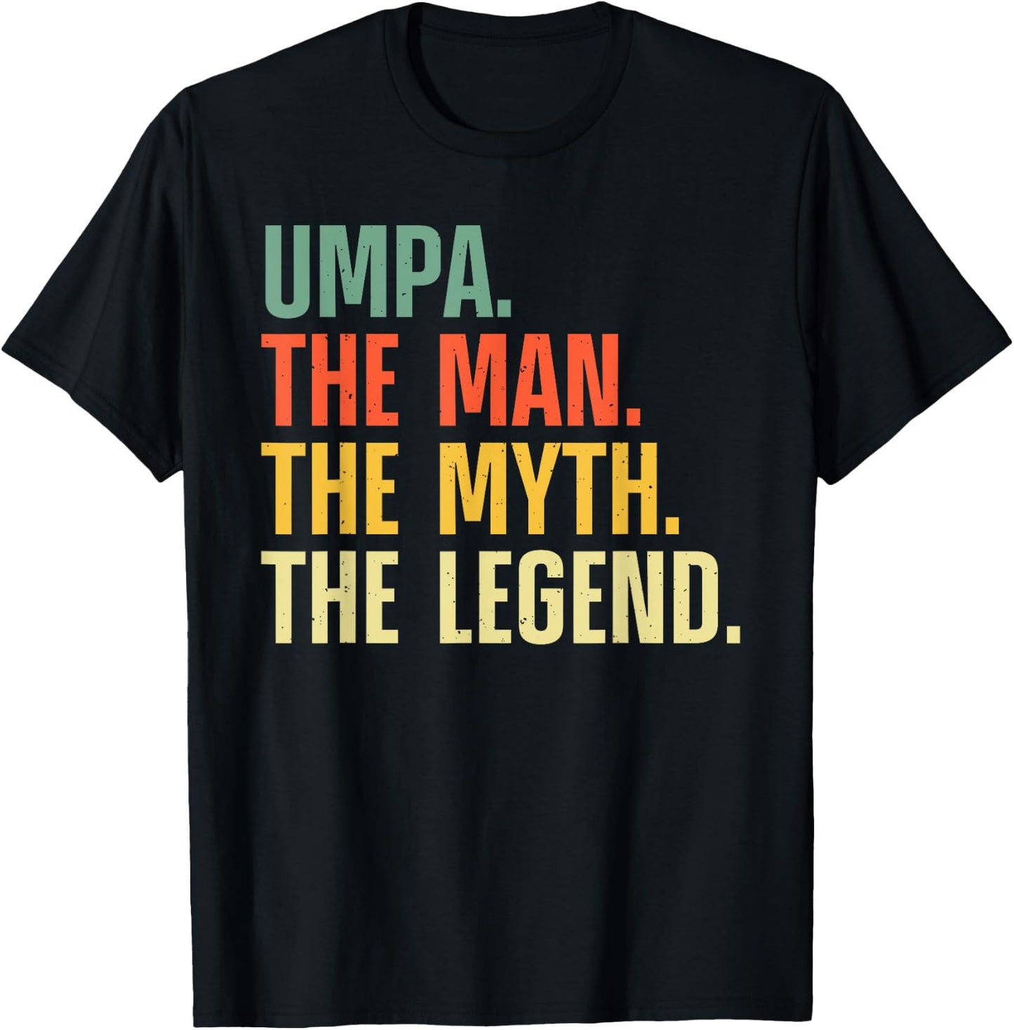 Best Umpa Design For Grandpa Grandfather From Grandkids Umpa T-Shirt - T-Shirt | Black