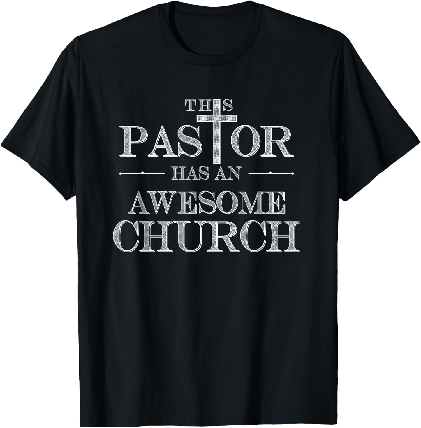 Funny Pastor Quote Awesome Church Parish Idea For Pastor T-Shirt - T-Shirt | Black