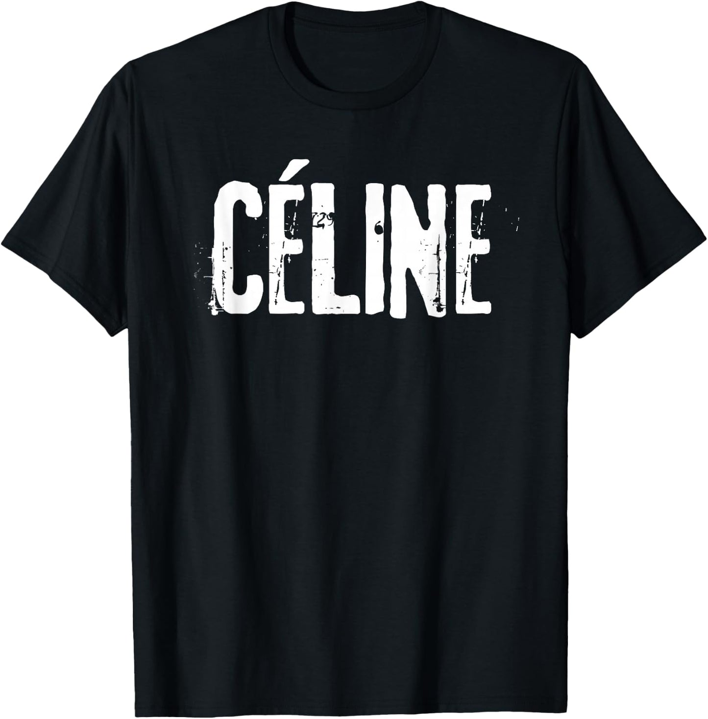 Céline Hi My Name Is First Name Plate T-Shirt - T-Shirt | Black