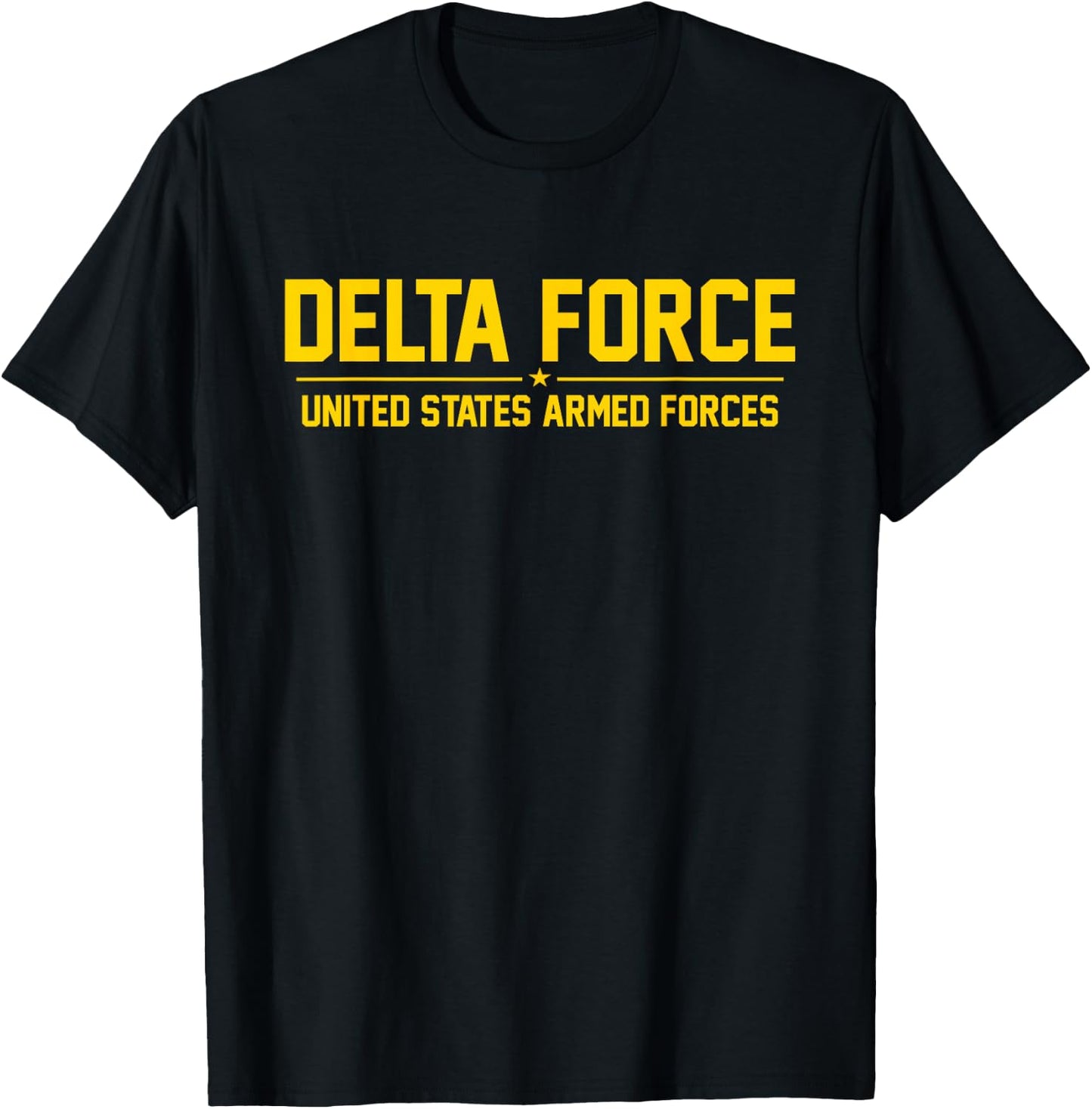 USASOC United States Army Delta Force T-Shirt - T-Shirt | Black