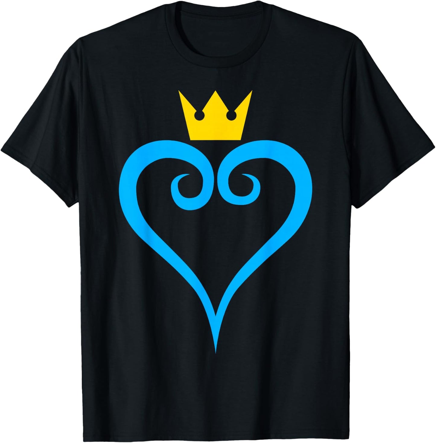 Disney Kingdom Hearts Heart Symbol T-Shirt - T-Shirt | Black