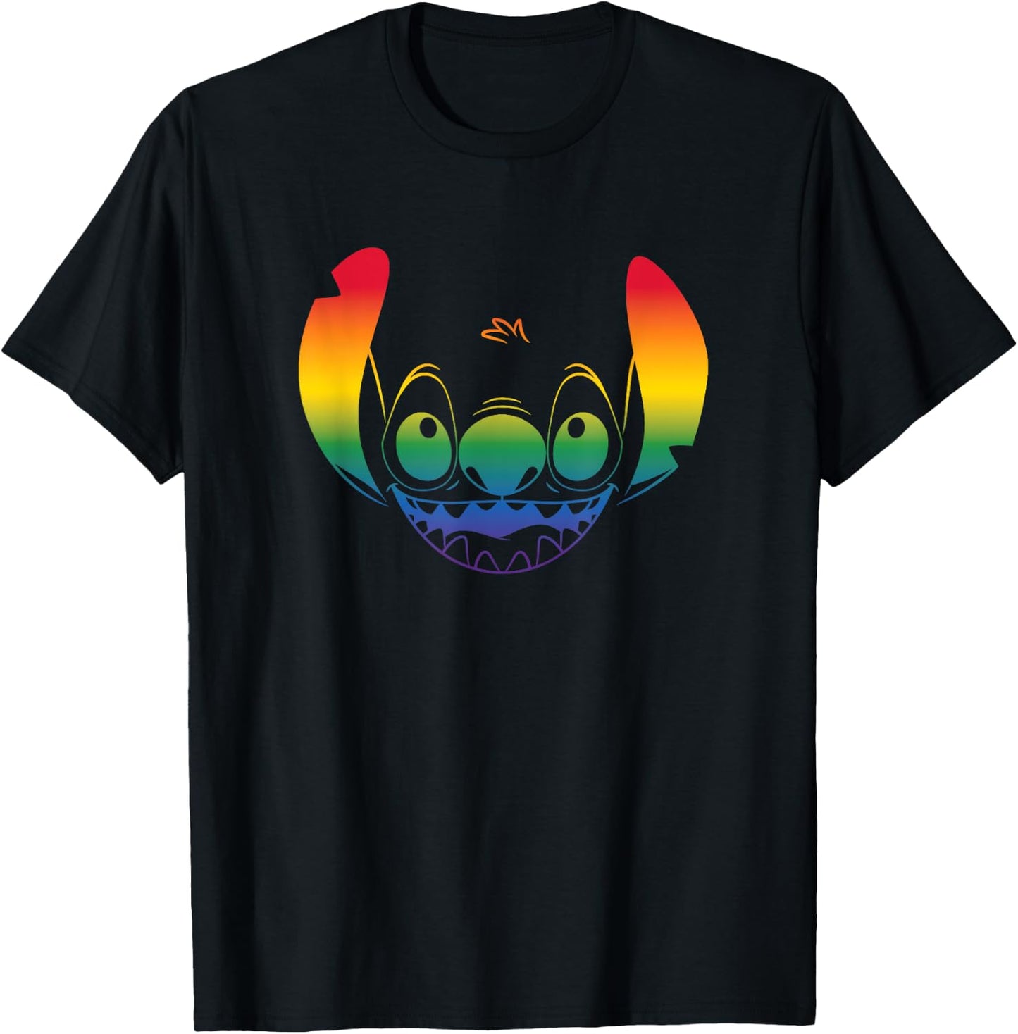 Disney Lilo & Stitch Big Face Ears T-Shirt - T-Shirt | Black