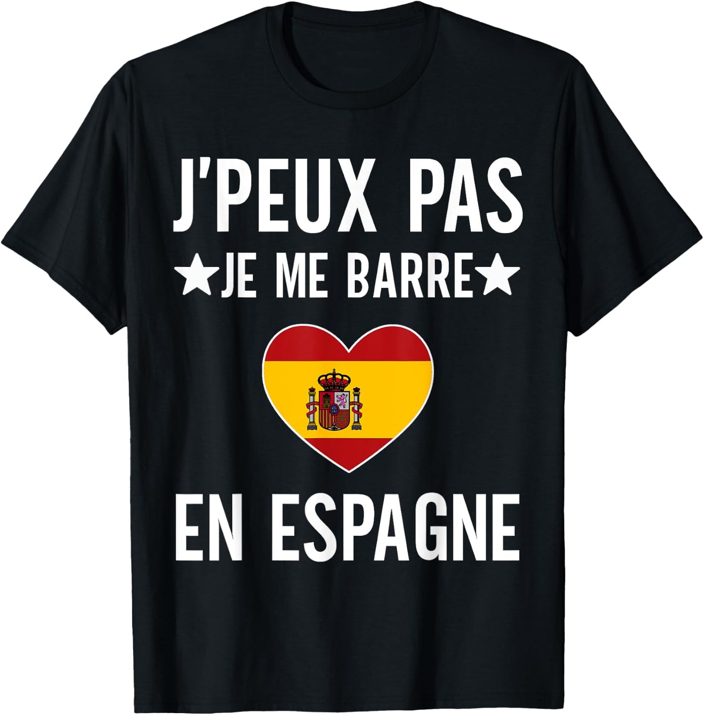 I can not I bar in spain gift travel spanish T-Shirt - T-Shirt | Black