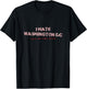 I Hate Washington DC Said No One Ever Tourist T-Shirt - T-Shirt | Black