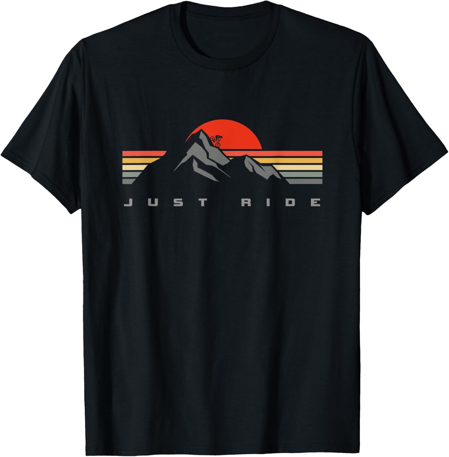 MTB Mountain Bike Apparel - MTB Mountain Bike T-Shirt - T-Shirt | Black