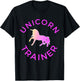 Unicorn Trainer Novelty For Unicorn Lovers T-Shirt - T-Shirt | Black