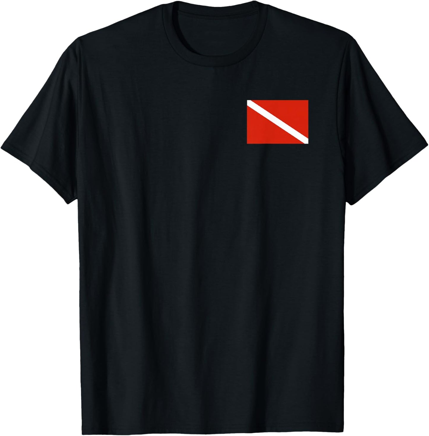 Diver Down Diving Flag T-Shirt - T-Shirt | Black