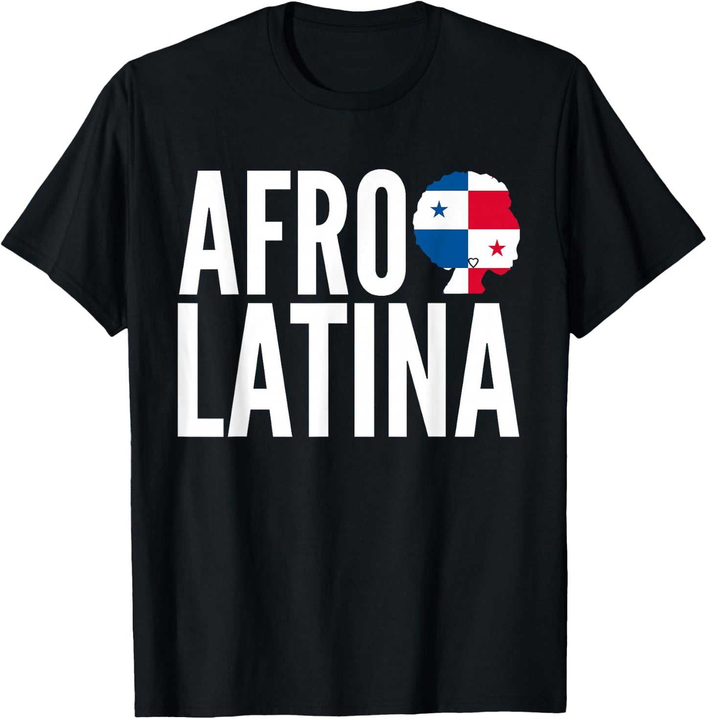 Caribbean Afro-Latina Panama Flag Panamanian Creole Pride T-Shirt - T-Shirt | Black