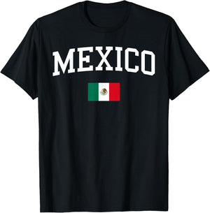 Drapeau Mexicain pour Hommes, Femmes, Enfants T-Shirt - T-Shirt | Black