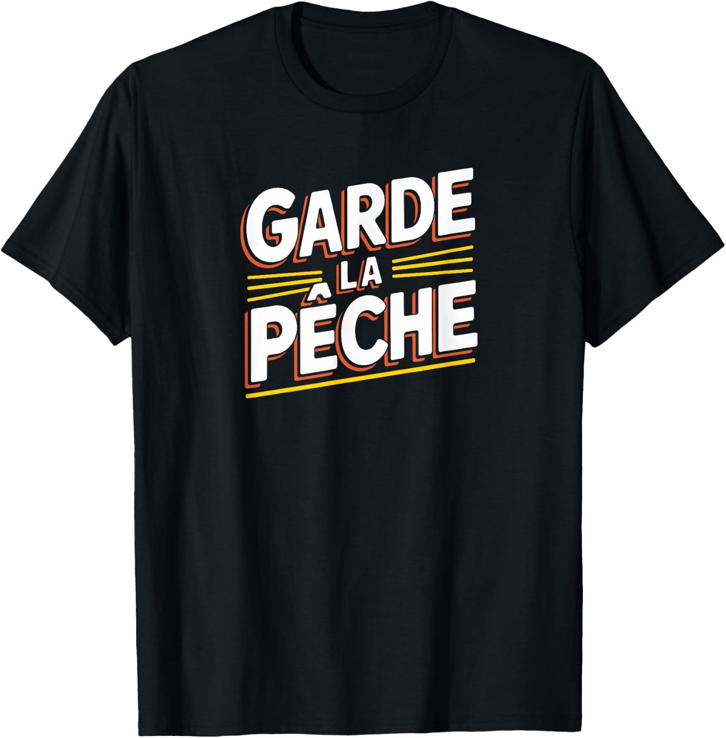 Keep Fishing , Black, S T-Shirt - T-Shirt | Black