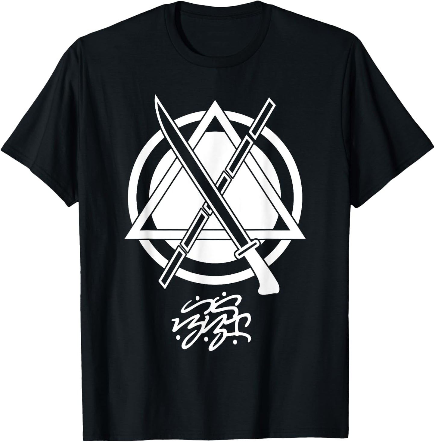 Kali Arnis Eskrima Shirt- Filipino Baybayin Never Yield T-Shirt - T-Shirt | Black