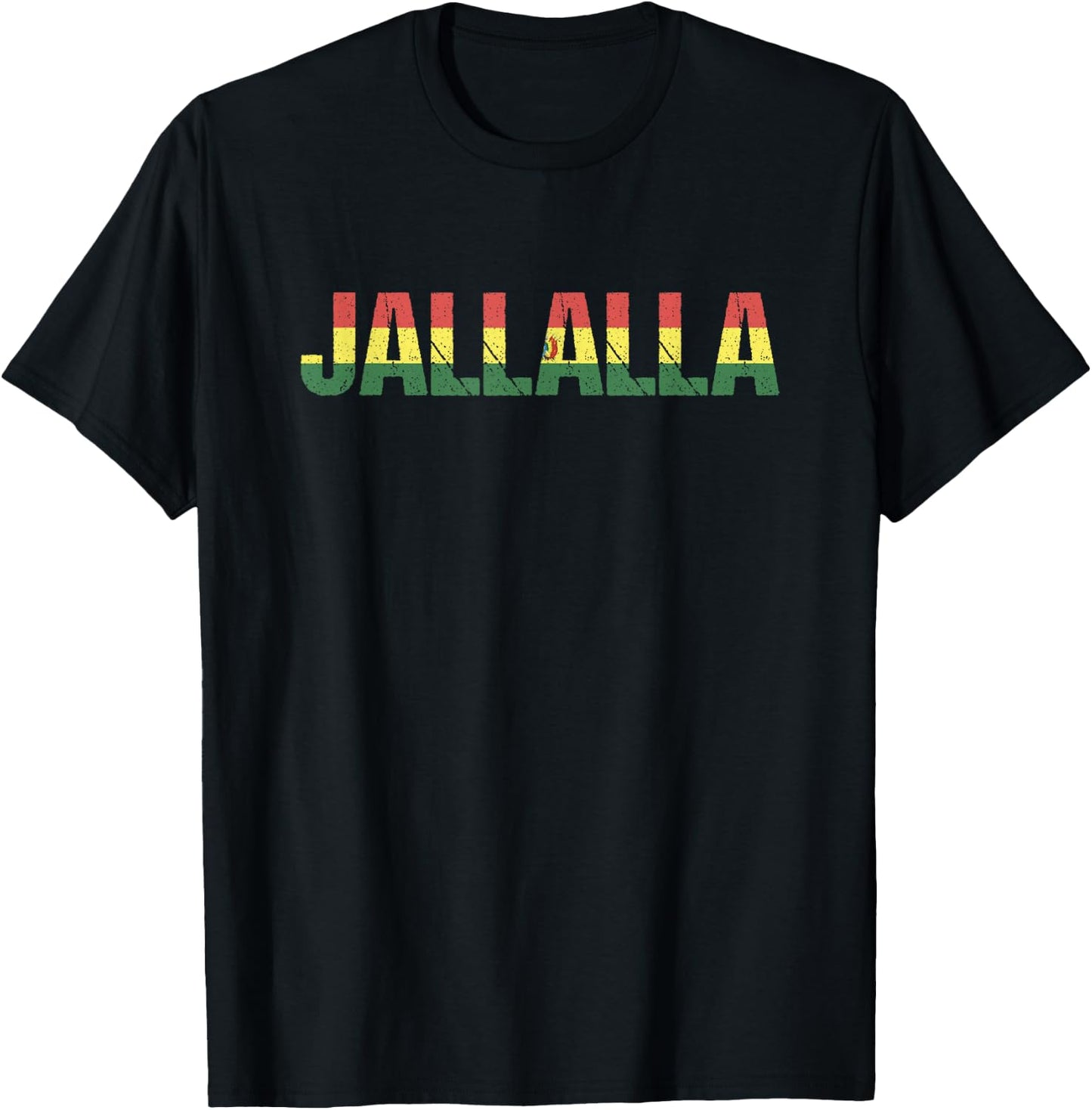 Jallalla bolivianischer Slang Bolivien T-Shirt - T-Shirt | Black