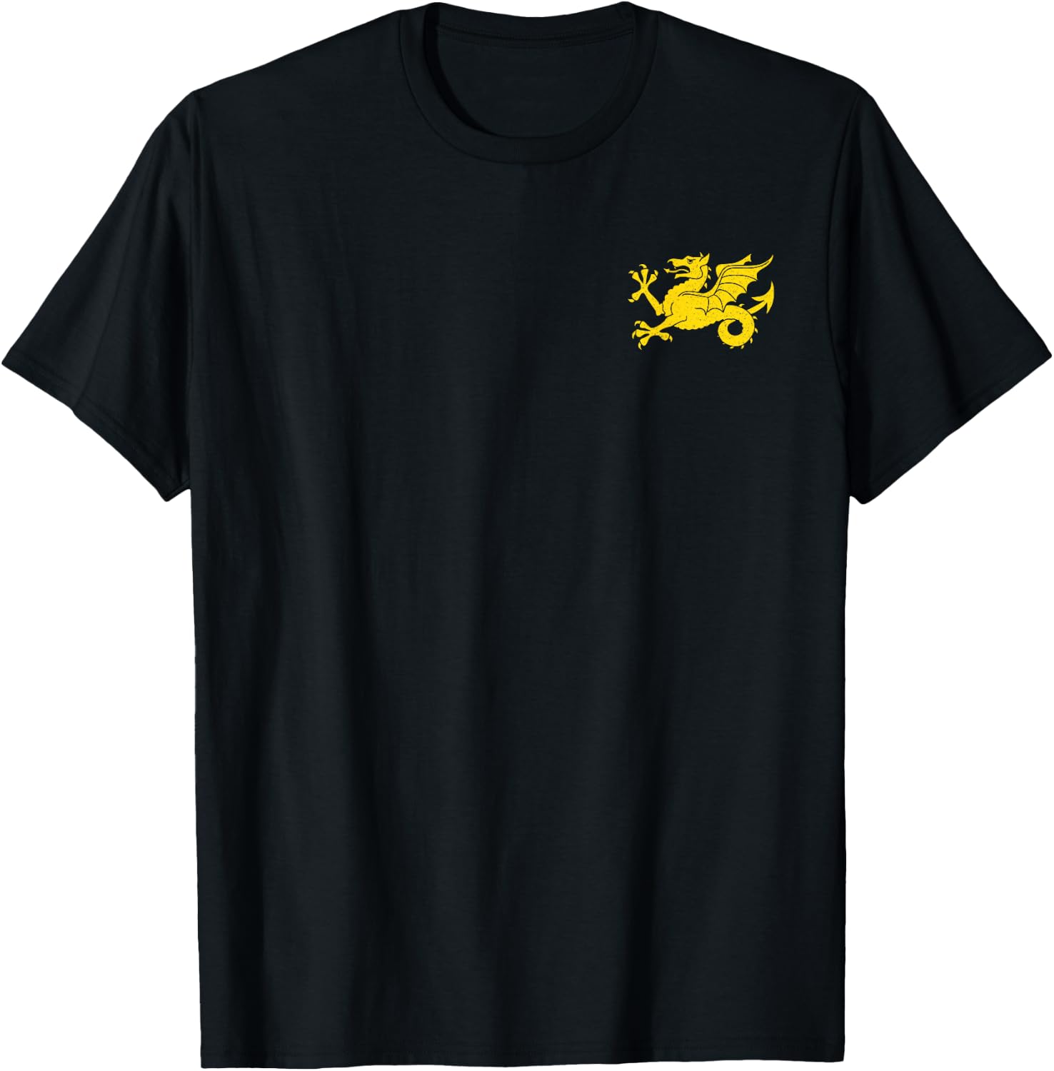 Wessex Dragon Flag T-Shirt - T-Shirt | Black