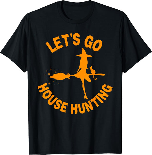 Lets Go House Hunting Realtor Halloween Costume Real Estate T-Shirt - T-Shirt | Black