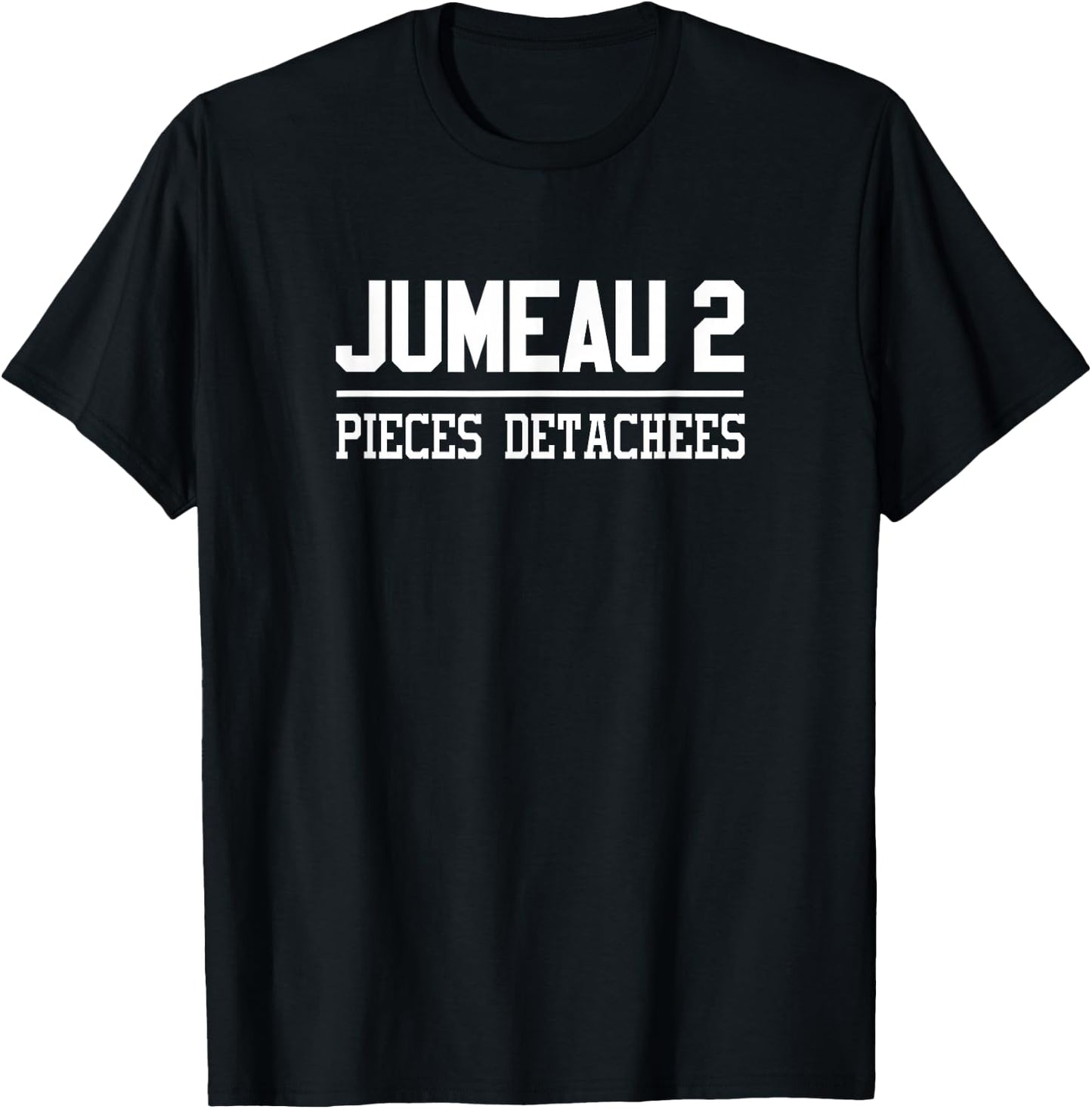 Twin 2 Pieces Matching Adult Child , Black, S T-Shirt - T-Shirt | Black